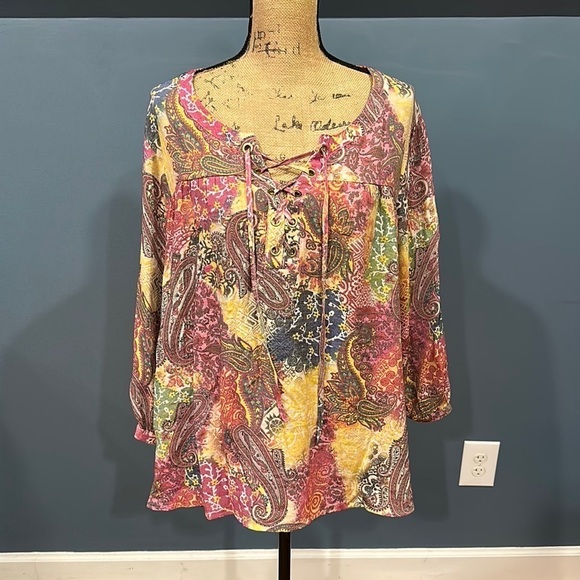 Spense Tops - Spense long sleeve blouse size 1X women’s